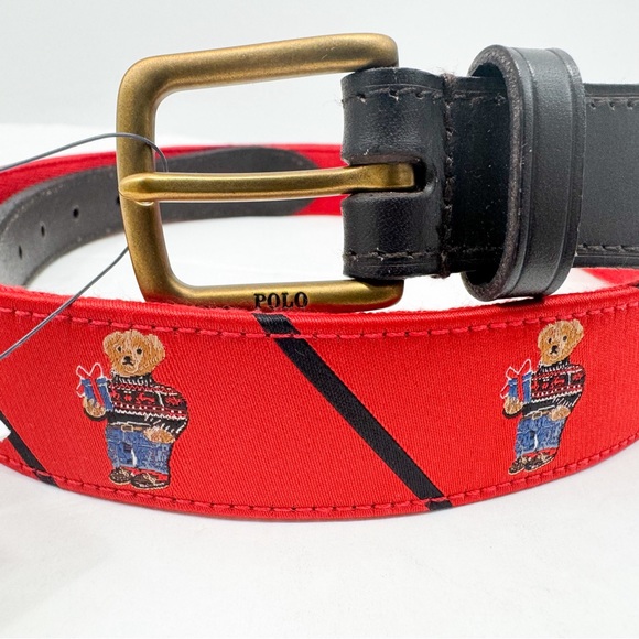 Polo Ralph Lauren CHRISTMAS BEAR Belt ๐ฅ๐ฅ๐ฅ๐๐ - Picture 2 of 14